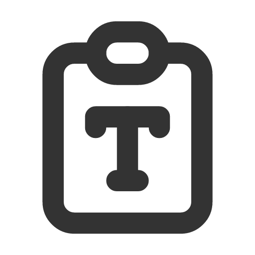 иконка clipboard typography, clipboard, буфер обмена, typography,