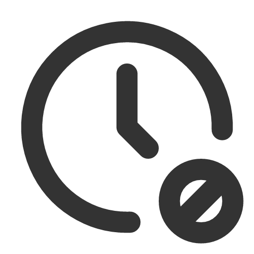 иконка clock cancel, clock, часы, cancel, отмена,