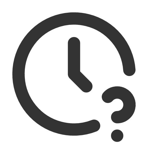 иконка clock question, clock, часы, question, вопрос,