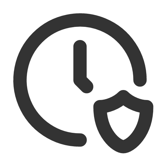 иконка clock shield, clock, часы, shield, щит,