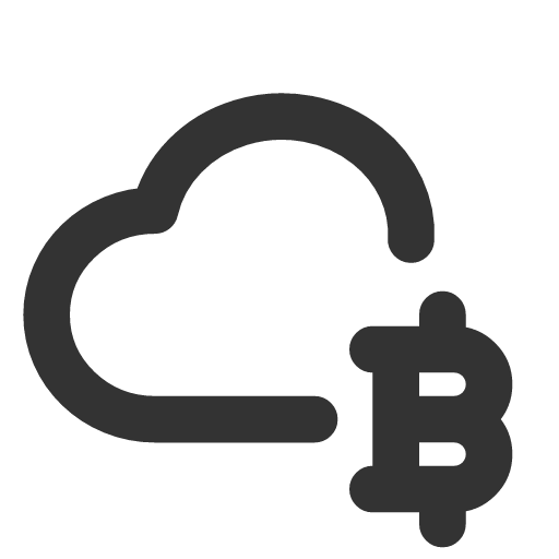 иконка cloud bitcoin, cloud, облако, bitcoin, биткоин,