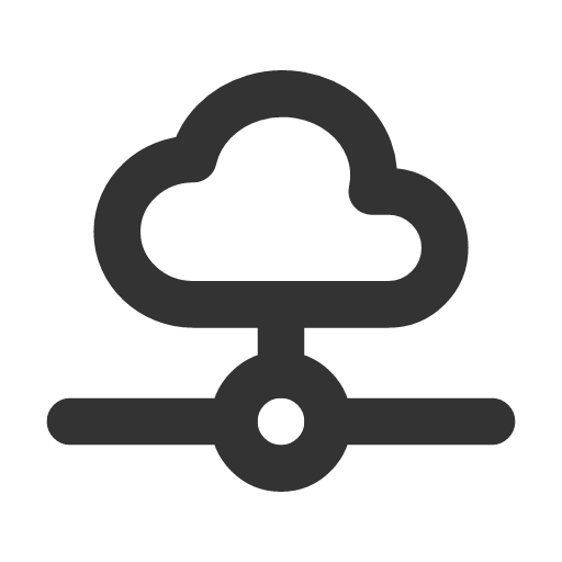 иконка cloud data connection, cloud, облако, data, меню, connection, интернет,