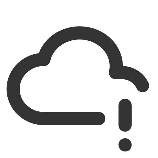 иконка cloud exclamation, cloud, облако, exclamation, предупреждение,