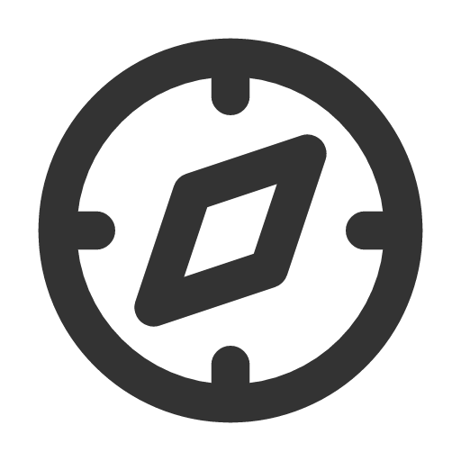 иконка compass, компас,