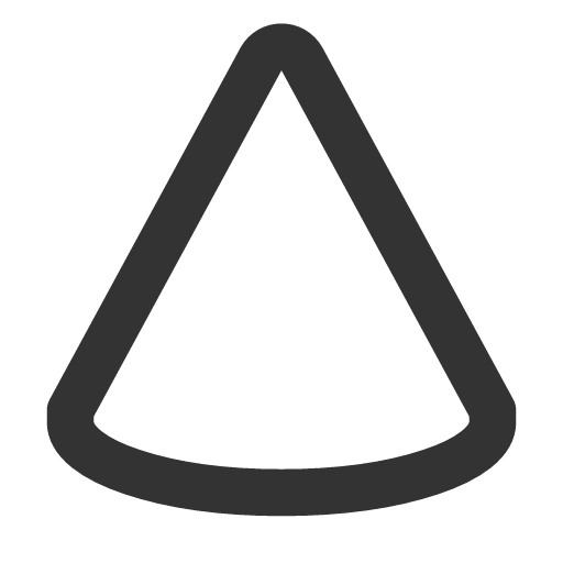 иконка cone, дорожный конус,