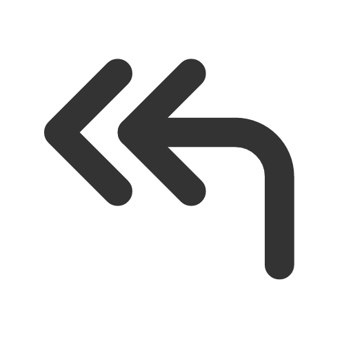 иконка corner up left double, corner, up, стрелка вверх, left, стрелка, double,