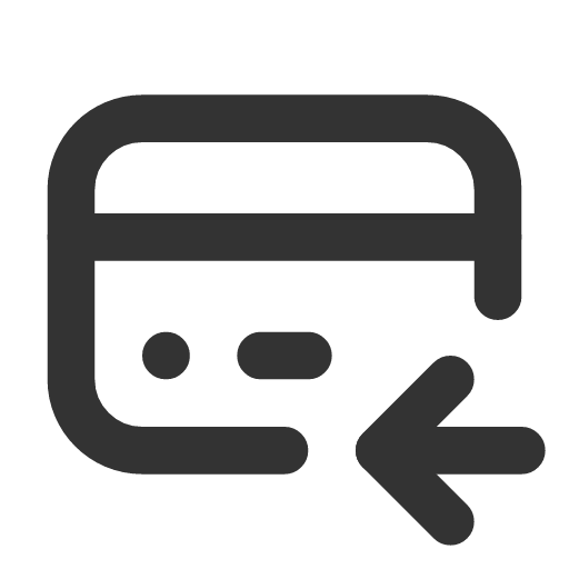 иконка credit card refund, credit, карточка, card, кредитная карточка, refund,