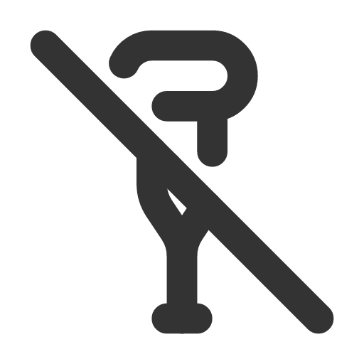 иконка crutches off, crutches, off,