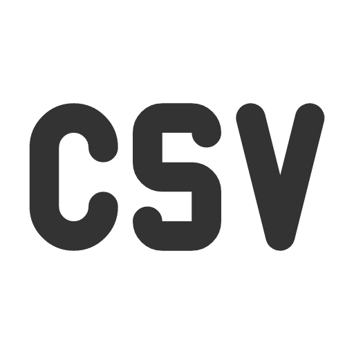 иконка csv,