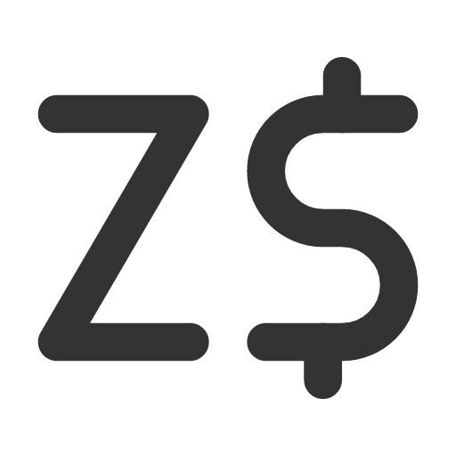 иконка currency dollar zimbabwean, currency, dollar, доллар, zimbabwean,