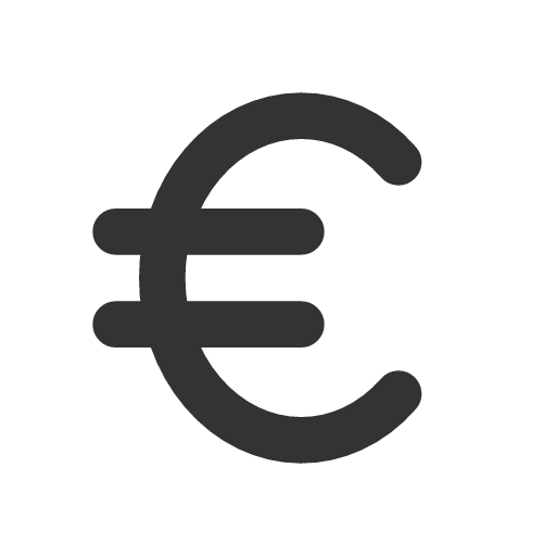 иконка currency euro, currency, euro, евро,