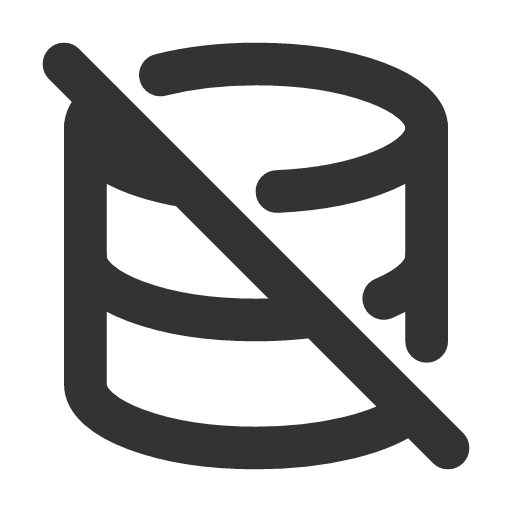 иконка database off, database, база данных, off,