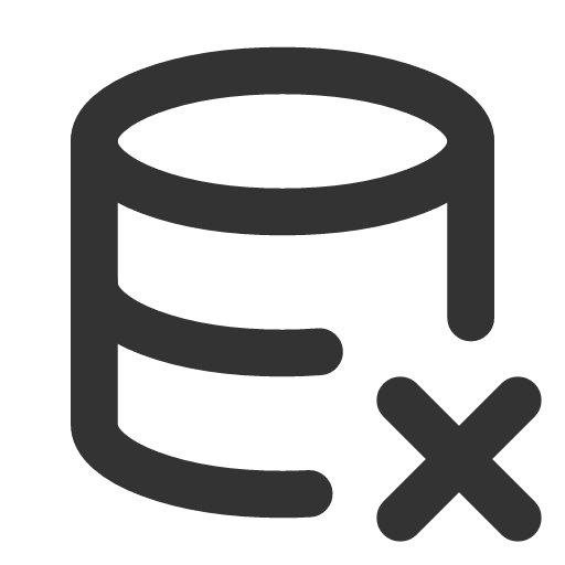 иконка database x, database, база данных,