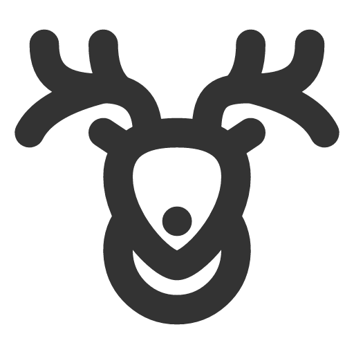 иконка deer, олень,