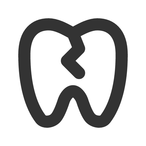 иконка dental broken, dental, broken, предупреждение,