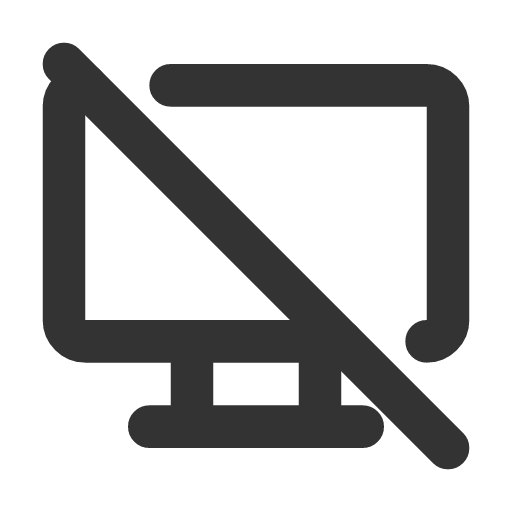 иконка device desktop off, device, desktop, рабочий стол, off,