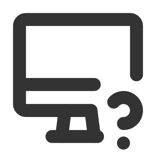 иконка device imac question, device, imac, монитор, question, вопрос,