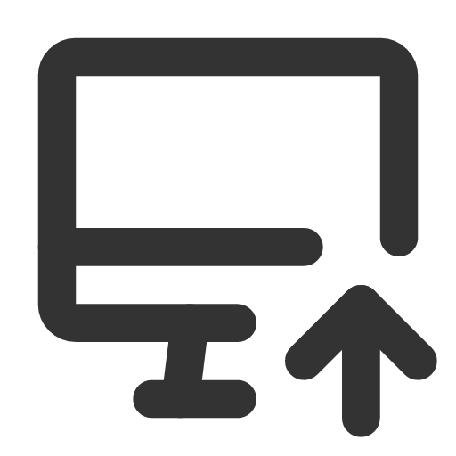 иконка device imac up, device, imac, монитор, up, стрелка вверх,