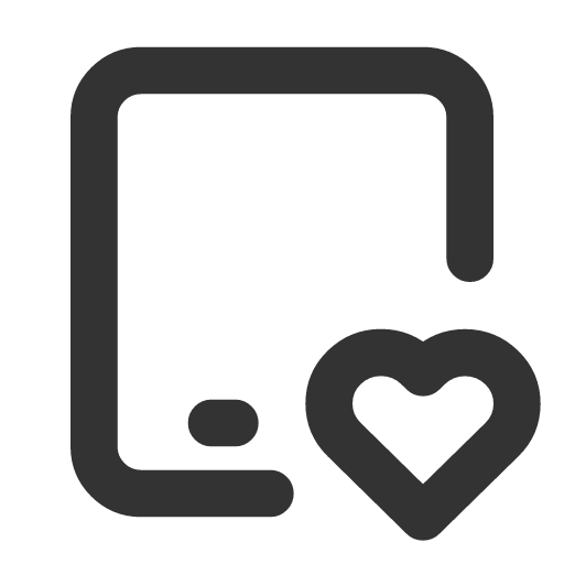 иконка device ipad heart, device, ipad, планшет, heart, сердце,