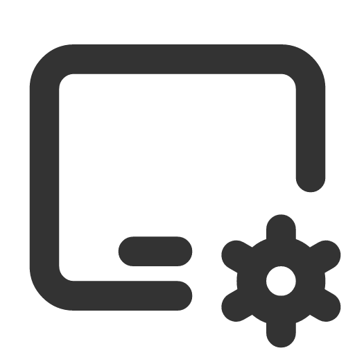 иконка device ipad horizontal cog, device, ipad, планшет, horizontal, документ, cog,