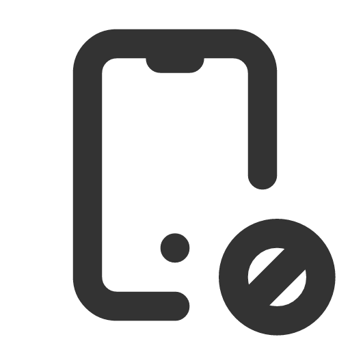 иконка device mobile cancel, device, mobile, телефон, cancel, отмена,