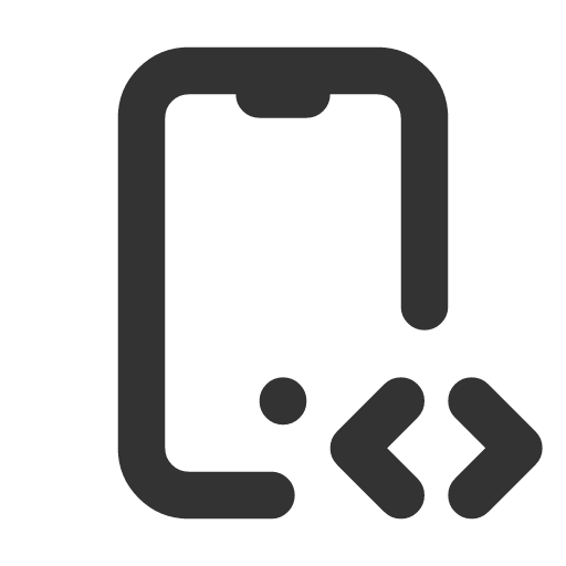 иконка device mobile code, device, mobile, телефон, code, код,
