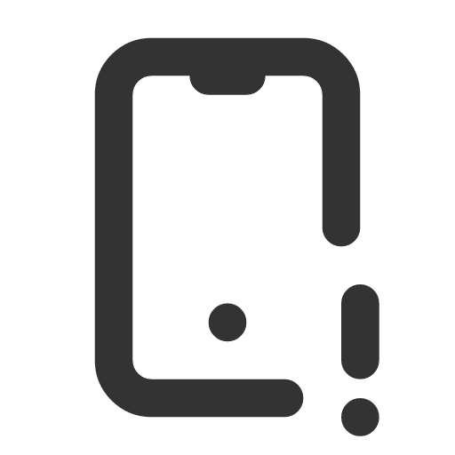 иконка device mobile exclamation, device, mobile, телефон, exclamation, предупреждение,