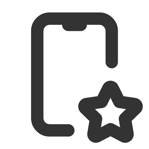 иконка device mobile star, device, mobile, телефон, star, звезда,