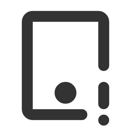 иконка device tablet exclamation, device, tablet, планшет, exclamation, предупреждение,