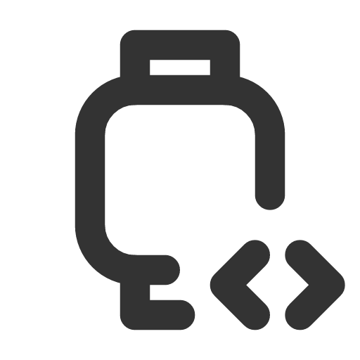 иконка device watch code, device, watch, часы, code, код,