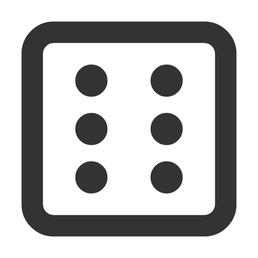 иконка dice 6, dice, игральная кость,