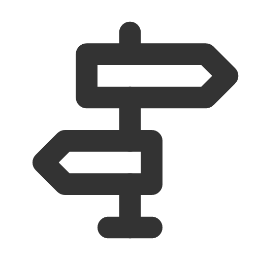 иконка directions, стрелка,