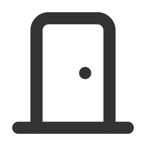 иконка door, дверь,