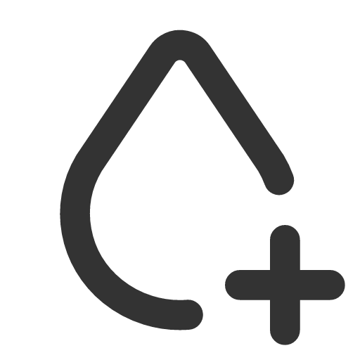 иконка droplet plus, droplet, plus, плюс,