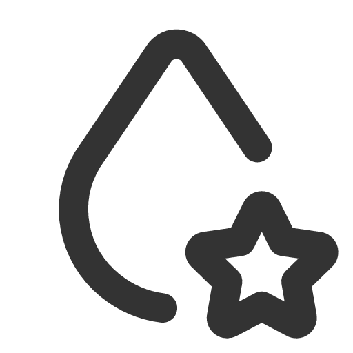 иконка droplet star, droplet, star, звезда,