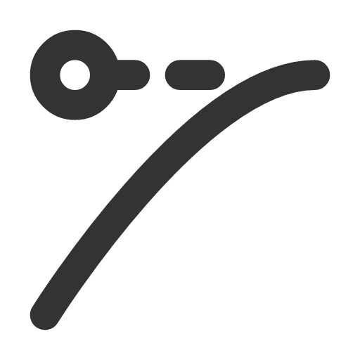 иконка ease out control point, ease, out, control, point,