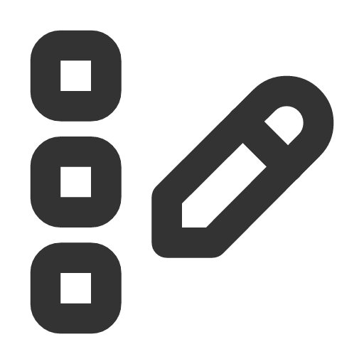 иконка edit bulk, edit, редактировать, bulk,