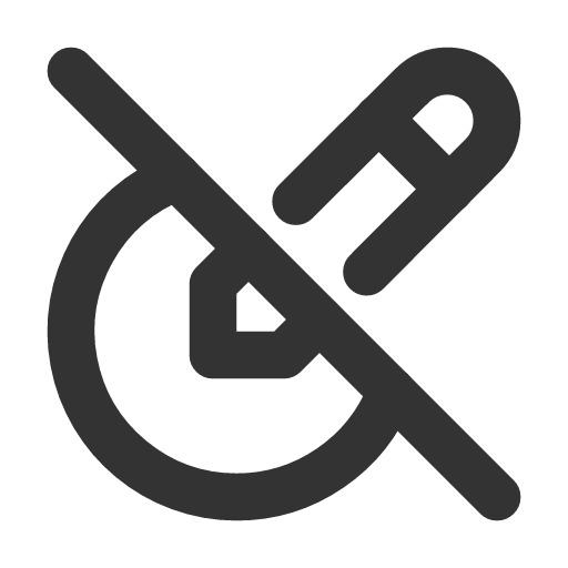 иконка edit circle off, edit, редактировать, circle, off,