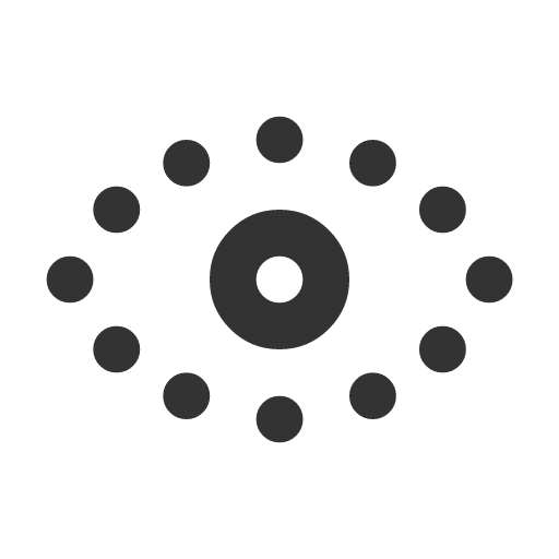 иконка eye dotted, eye, глаз, dotted,
