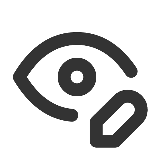 иконка eye edit, eye, глаз, edit, редактировать,