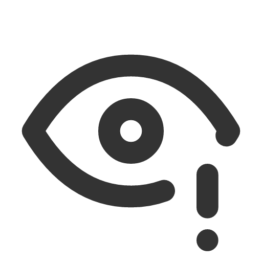 иконка eye exclamation, eye, глаз, exclamation, предупреждение,