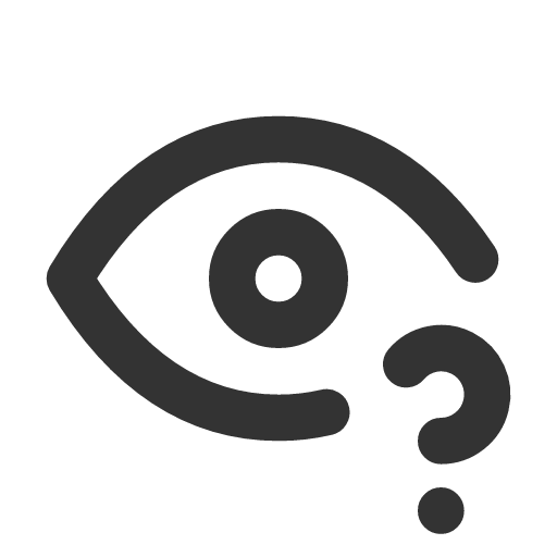 иконка eye question, eye, глаз, question, вопрос,