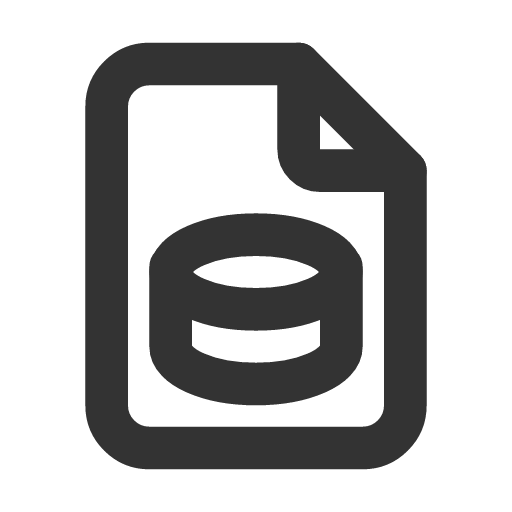 иконка file database, file, файл, database, база данных,