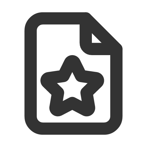 иконка file star, file, файл, star, звезда,
