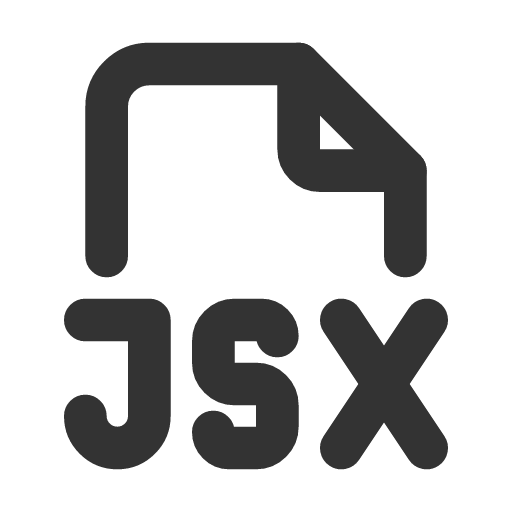 иконка file type jsx, file, файл, type, шрифт, jsx,