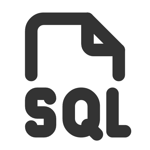иконка file type sql, file, файл, type, шрифт, sql,