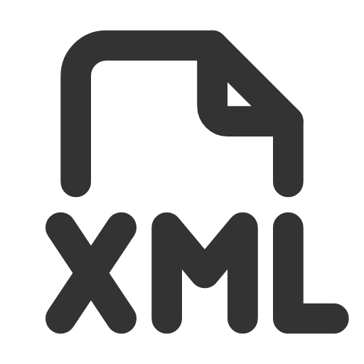 иконка file type xml, file, файл, type, шрифт, xml,