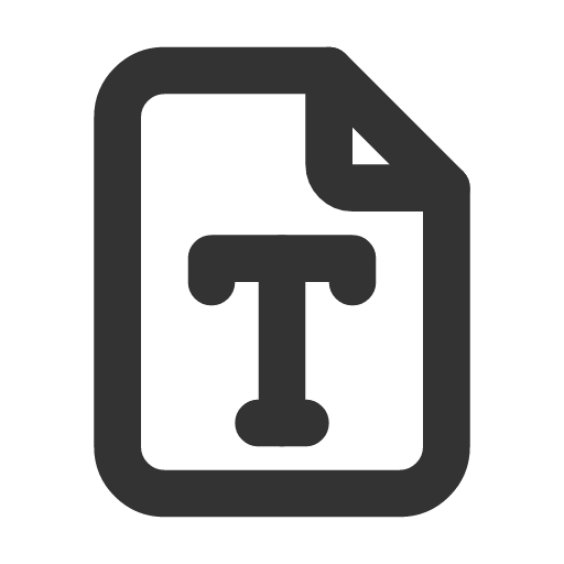 иконка file typography, file, файл, typography,