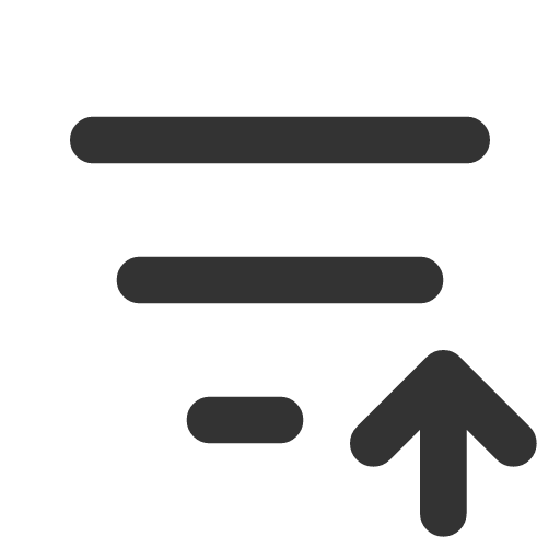 иконка filter 2 up, filter, up, стрелка вверх,