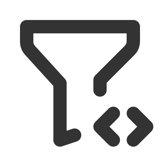 иконка filter code, filter, code, код,